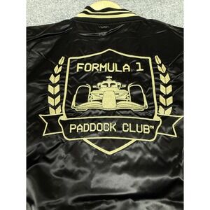 Formula 1 F1 Bomber Baseball Jacket Paddock Club Mens Medium NWT Licensed
